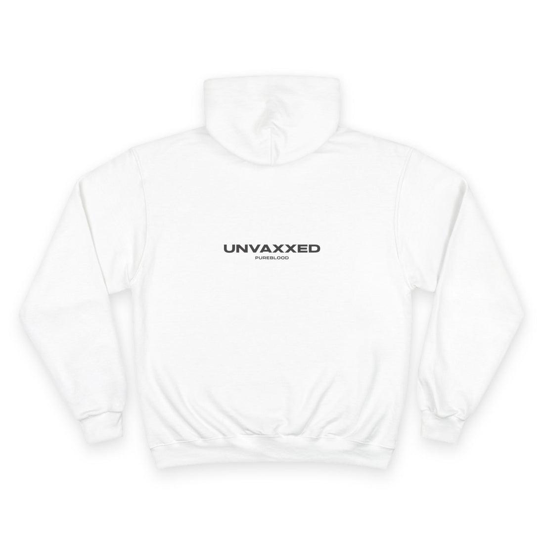 Unvaxxed Champion Hoodie - Comfortable & Stylish Statement Piece