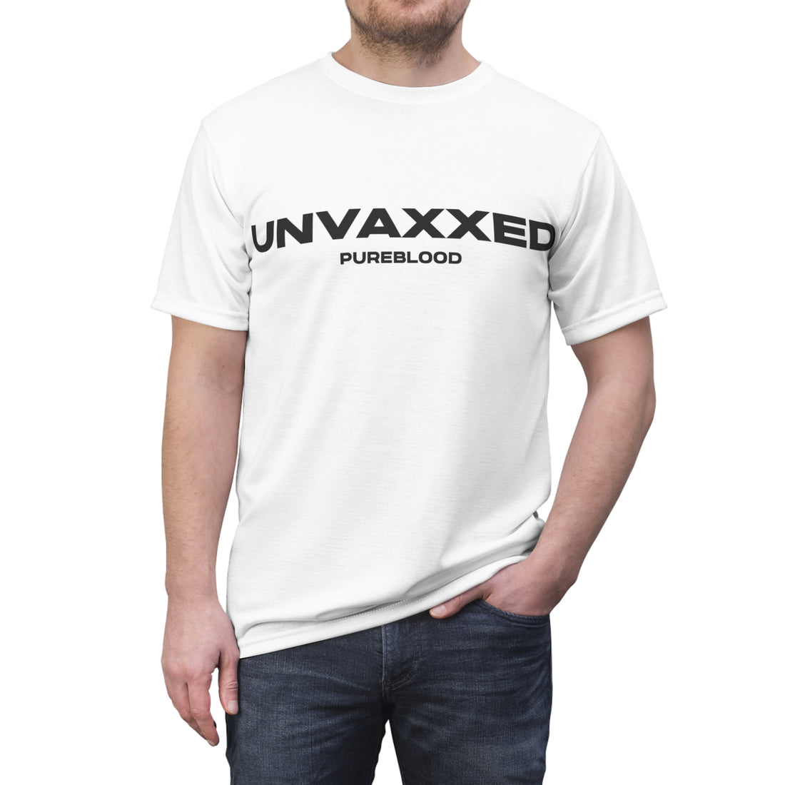 Unisex Unvaxxed Pureblood Tee - Statement Graphic T-Shirt for Individuality and Pride