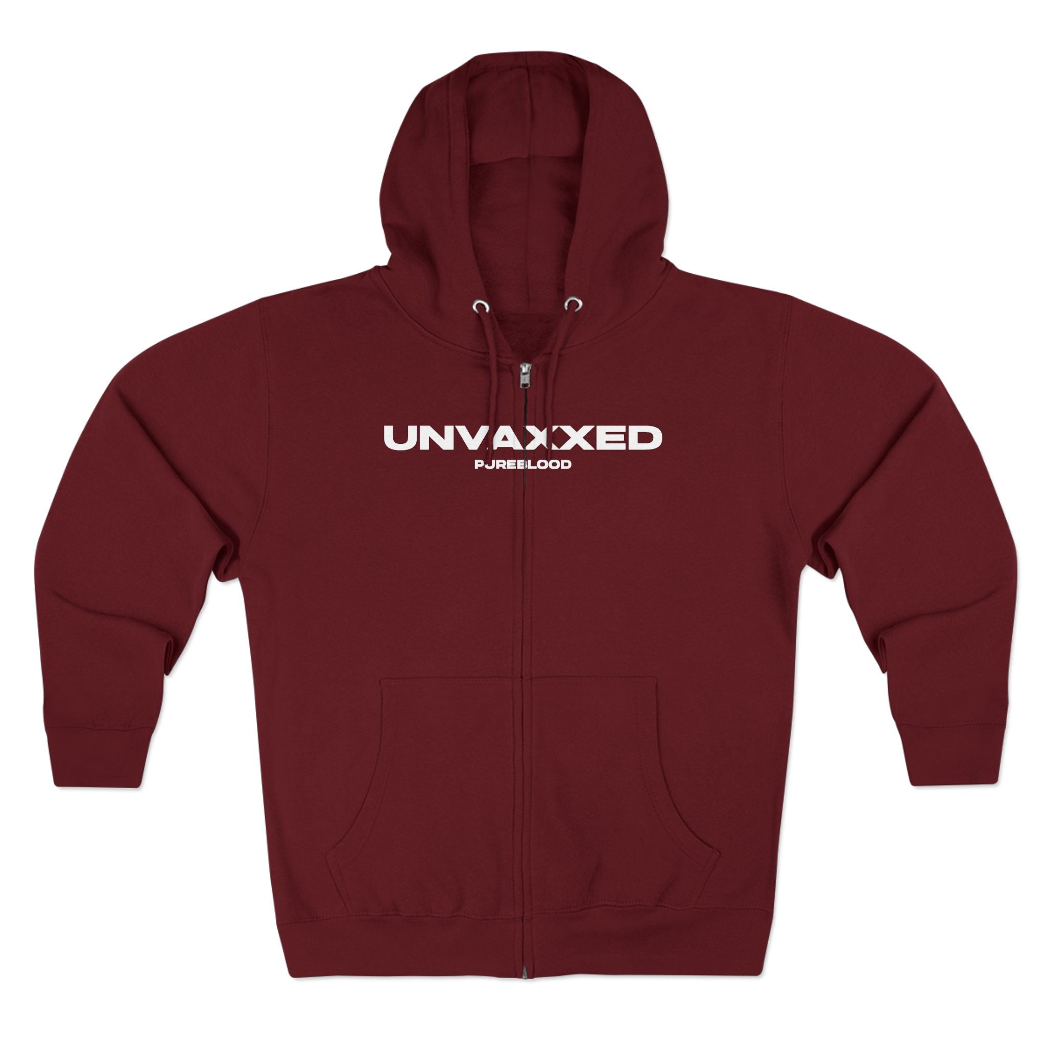 Unisex Zip Hoodie - UNVAXXED Statement Apparel