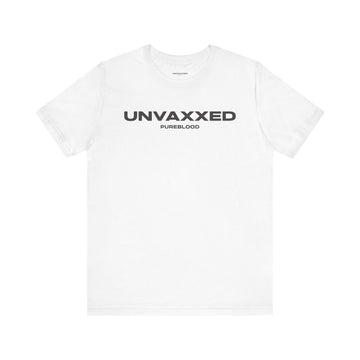 Unisex Jersey Short Sleeve Tee - UNVAXXED Pureblood Statement Shirt